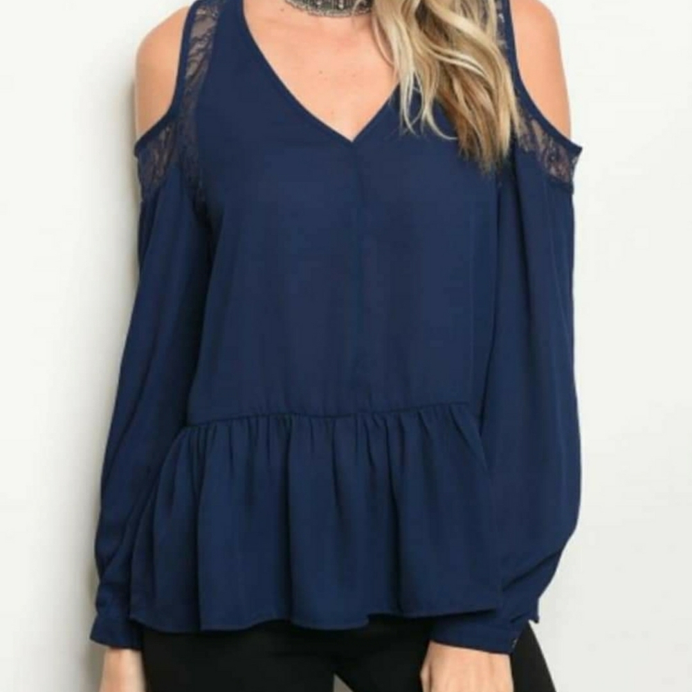 Navy blue top